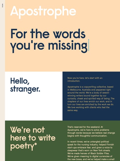 Apostrophe Copywriters Thumbnail Preview