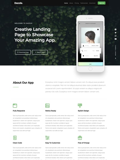 Dazzle Template Thumbnail Preview