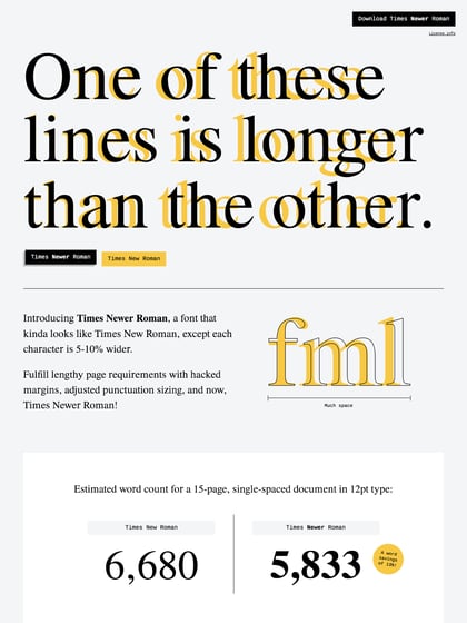 Times Newer Roman Thumbnail Preview