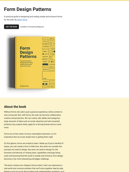 Form Design Patterns Thumbnail Preview