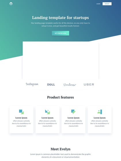 Evelyn Template Thumbnail Preview