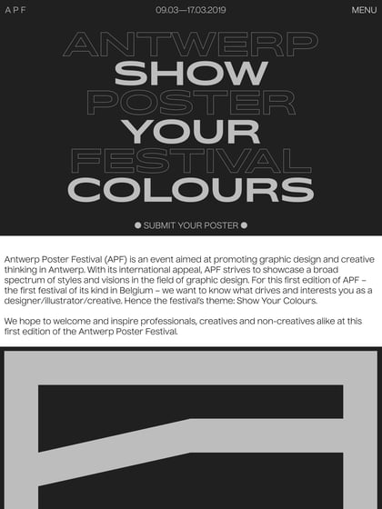 Antwerp Poster Festival Thumbnail Preview