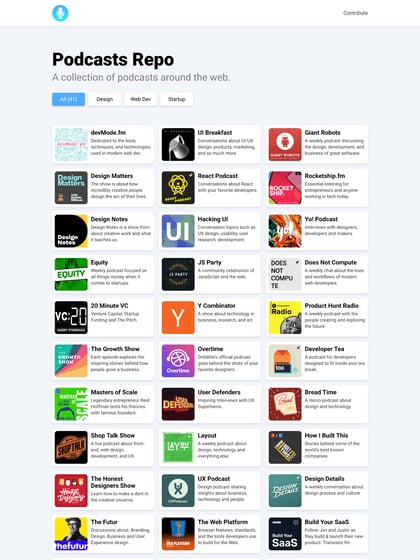 Podcasts Repo Thumbnail Preview