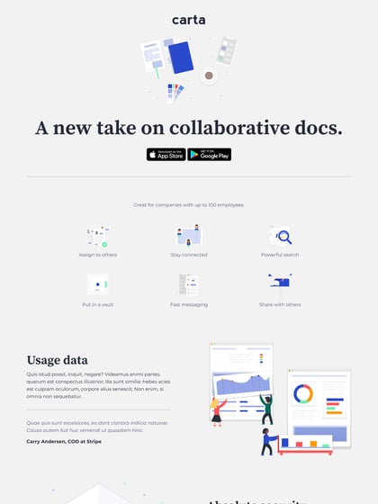 Carta Template Thumbnail Preview