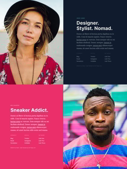 Split Template Thumbnail Preview