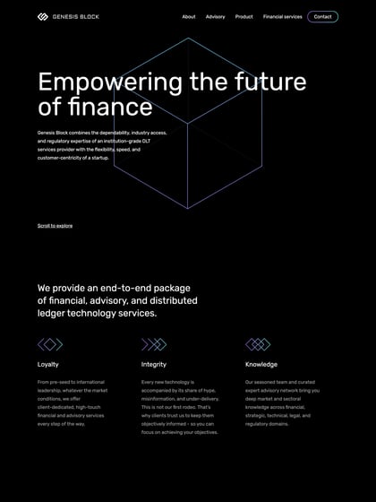 Genesis Block Thumbnail Preview