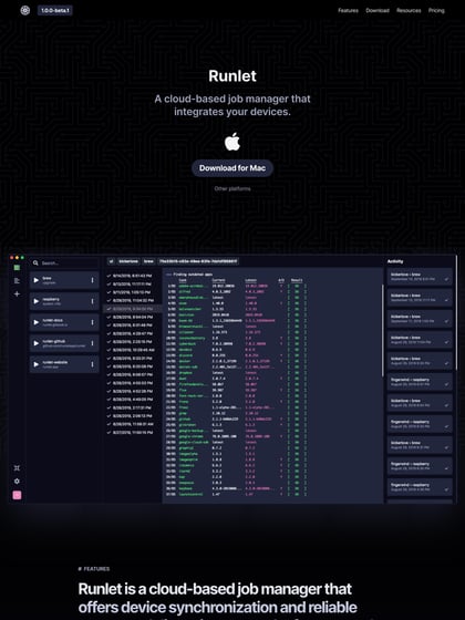 Runlet Thumbnail Preview