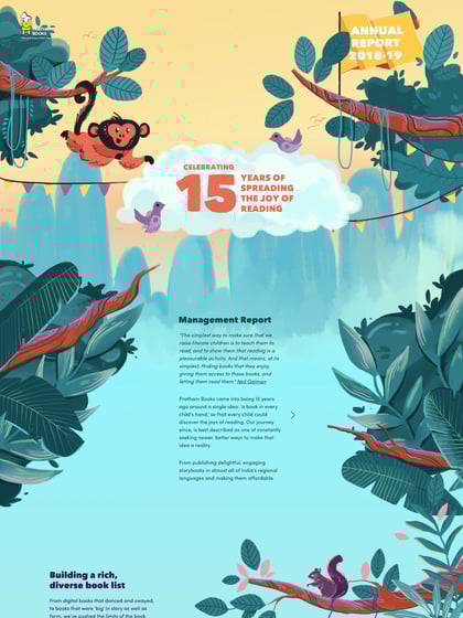 Pratham Books Annual Report 2019 Thumbnail Preview