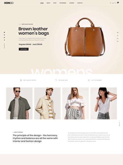 Hongo Template Thumbnail Preview