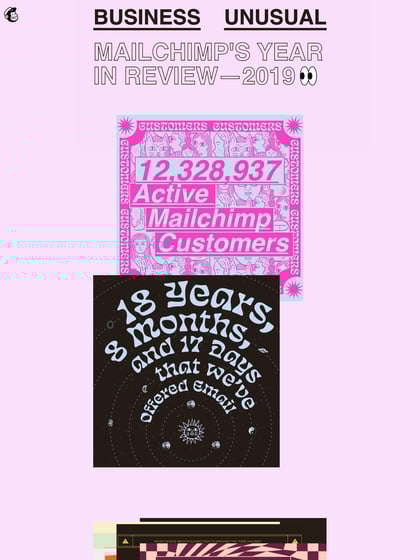 Mailchimp’s 2019 Annual Report Thumbnail Preview