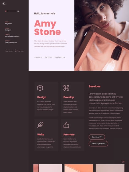 Volos Template Thumbnail Preview