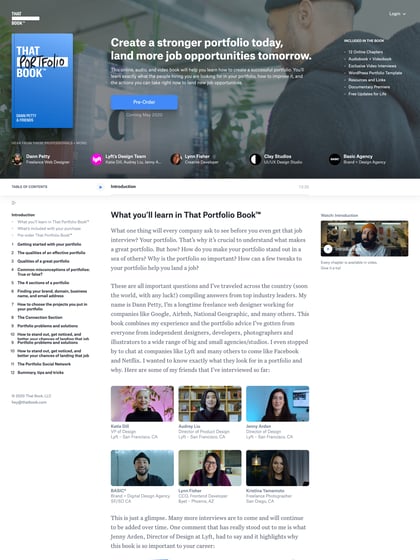 That Portfolio Book Thumbnail Preview