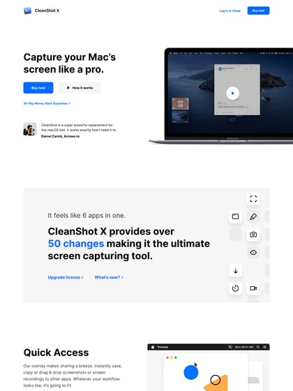 CleanShot X Thumbnail Preview