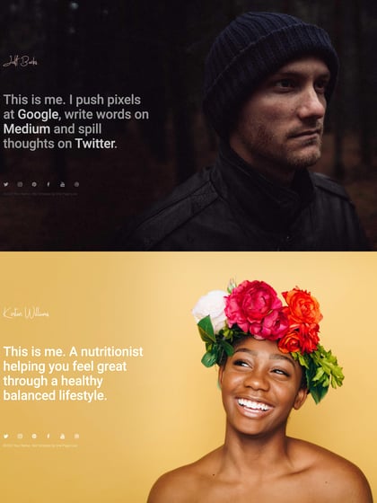 Me Template Thumbnail Preview