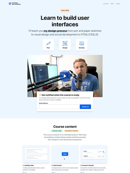 Full Stack UI Thumbnail Preview