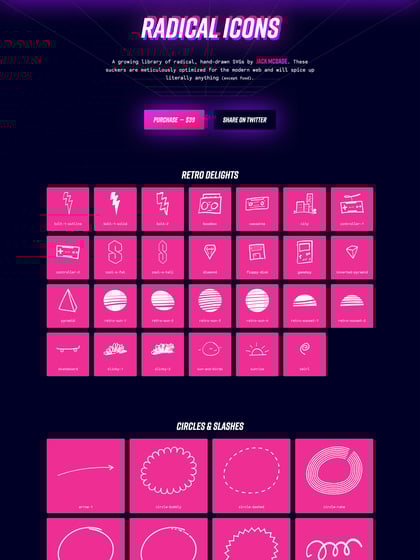 Radical Icons Thumbnail Preview