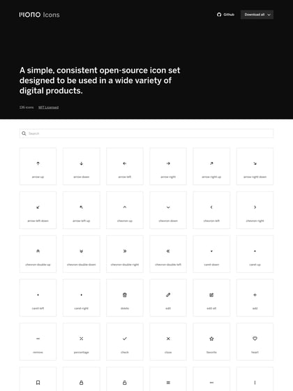 Mono Icons Thumbnail Preview