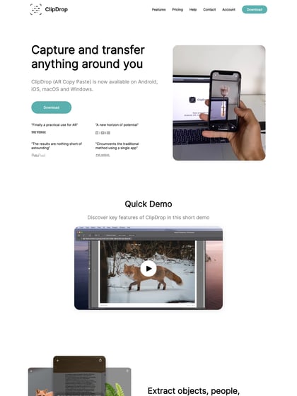 ClipDrop Thumbnail Preview