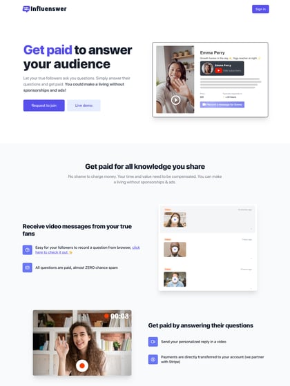 Influenswer Thumbnail Preview