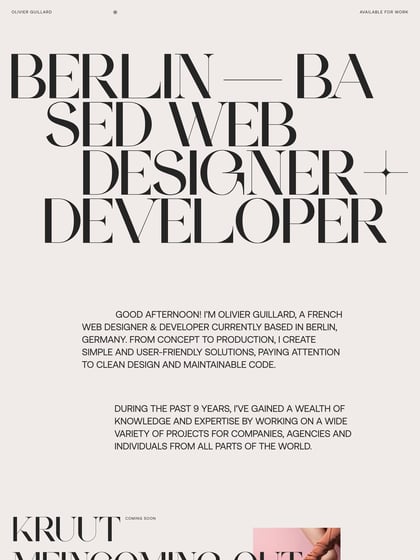 Olivier Guillard Thumbnail Preview