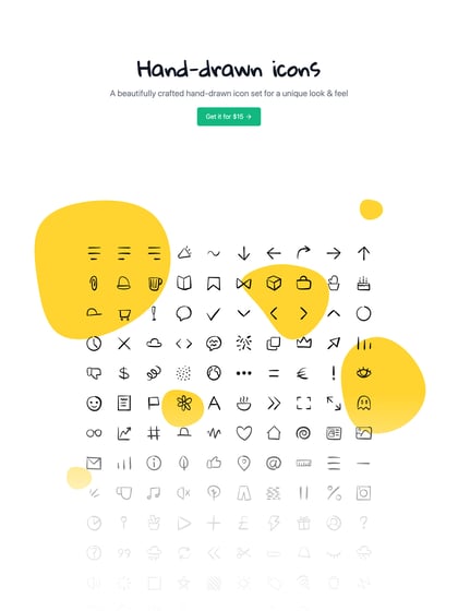 Hand-drawn icons Thumbnail Preview