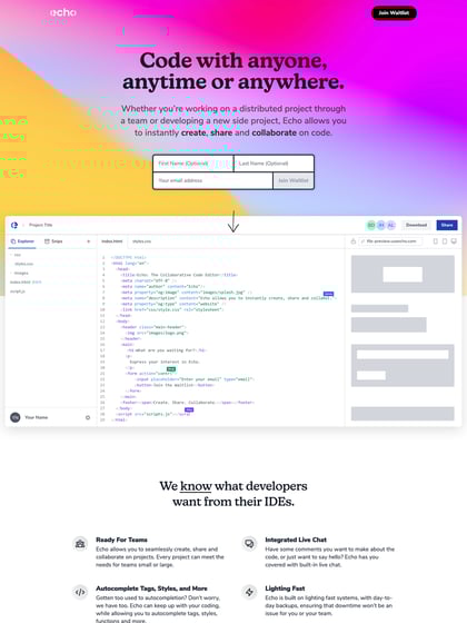 Echo Thumbnail Preview