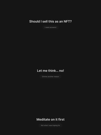 Should I sell this as an NFT? Thumbnail Preview