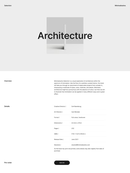Minimalissimo – Selection Thumbnail Preview