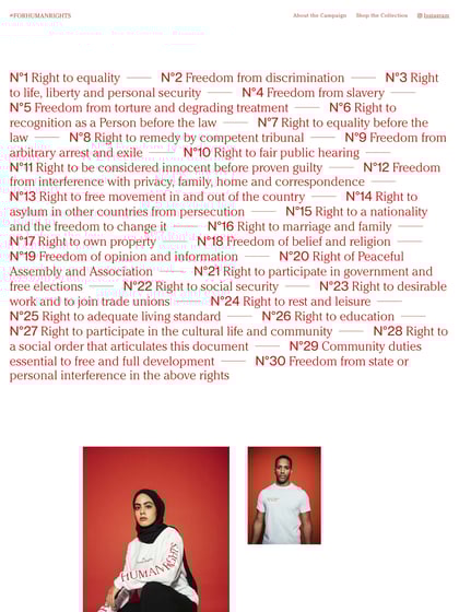 #ForHumanRights Thumbnail Preview