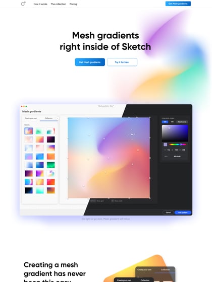 Mesh Gradients Thumbnail Preview