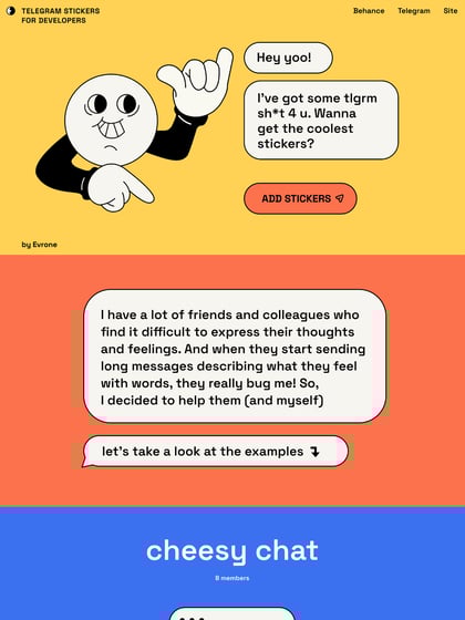 Telegram stickers for developers Thumbnail Preview