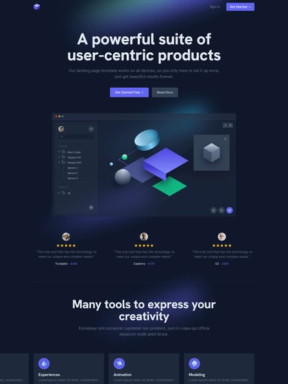 Cube Template Thumbnail Preview