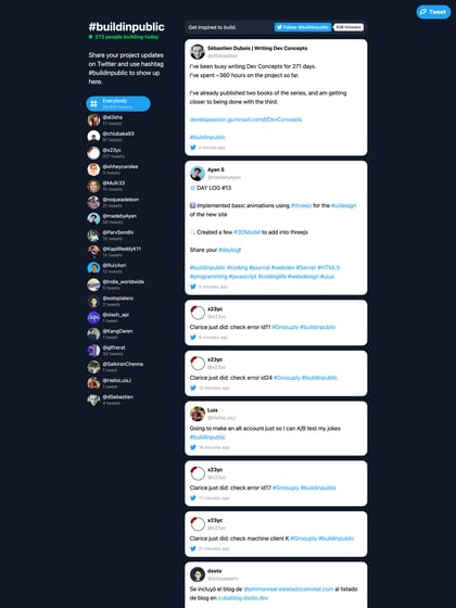 Build In Public Thumbnail Preview