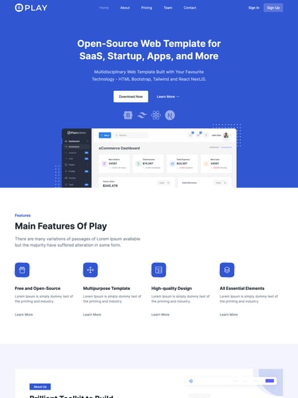 Play Template Thumbnail Preview