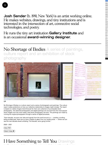 Josh Sender Thumbnail Preview