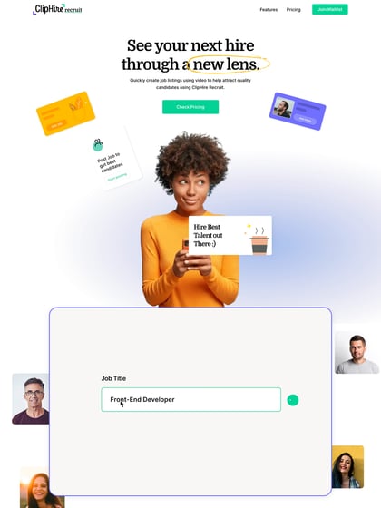 ClipHire Recruit Thumbnail Preview