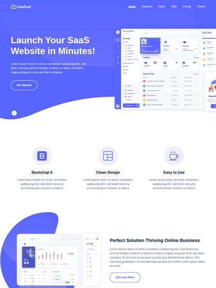 SaaSpal Template Thumbnail Preview