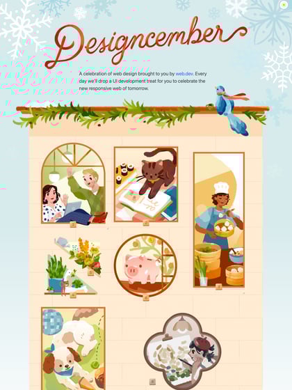 Designcember Thumbnail Preview