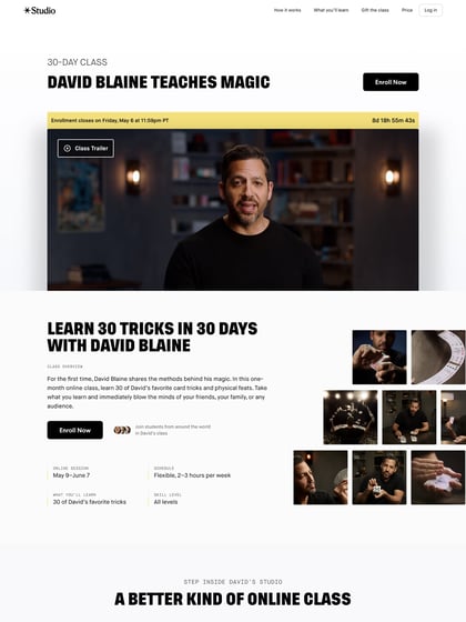 Studio + David Blaine: Magic Thumbnail Preview