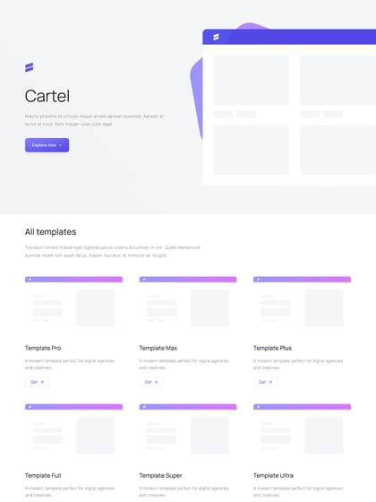 Cartel Template Thumbnail Preview