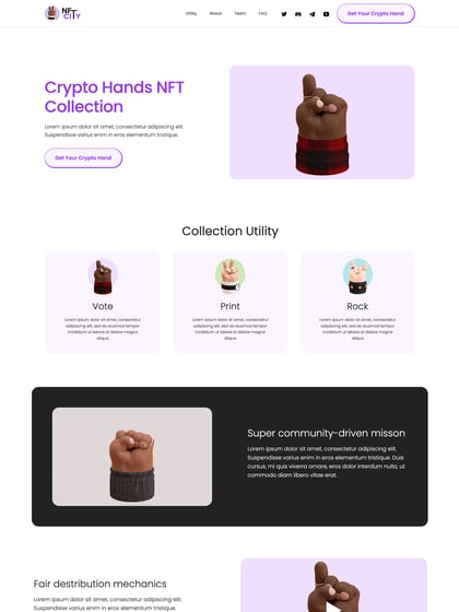 NFT City Template Thumbnail Preview