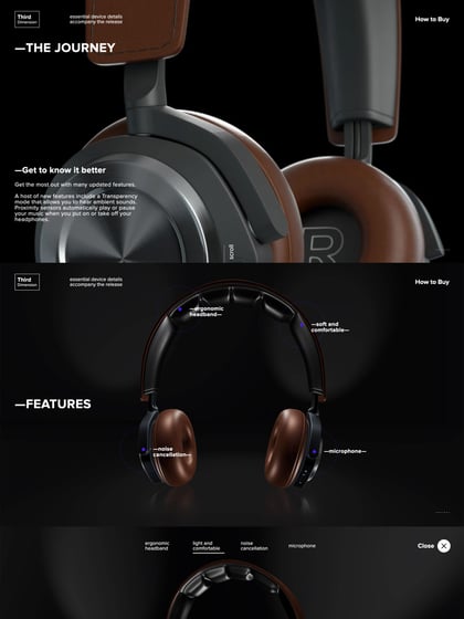 Third Dimension Headphones Thumbnail Preview