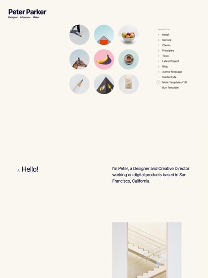 Minimalistic Template Thumbnail Preview