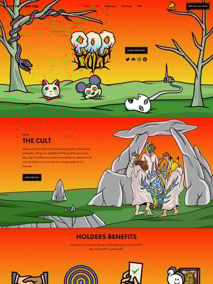 Pop Cult NFT Thumbnail Preview