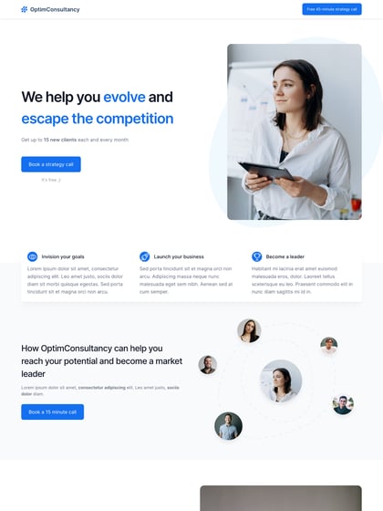 OptimConsultancy Template Thumbnail Preview