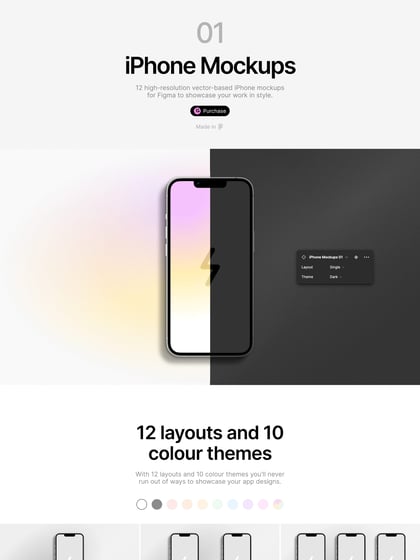iPhone Mockups Thumbnail Preview