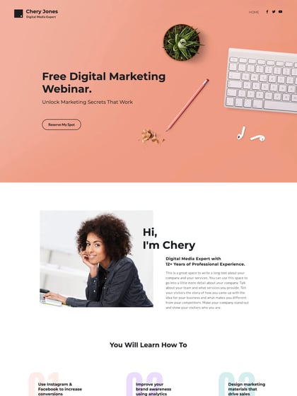 Chery Jones Template Thumbnail Preview