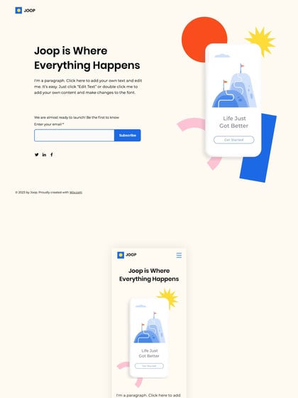 Joop Template Thumbnail Preview