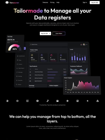 Vancouver Template Thumbnail Preview