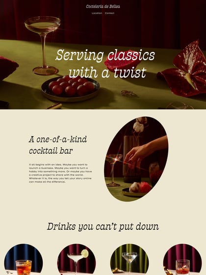 Belisa Template Thumbnail Preview